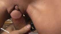 Lesbian Imke swallows for the first time - UNCUT