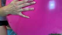 bouncing and popping huge balloons