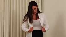 Big-Boobed Beauty told to strip - Jelena Jensen endures an Embarrassing Interview