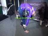 Watch Sonja enjoying Bondage in her shiny nylon Downwear 