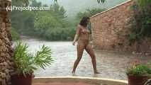 030061 Naked Salma Dances And Pees In The Warm Summer Rain