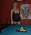 Playing billiards bottomless