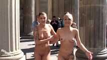 Merry and Nina Naked through Berlin