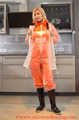 Miss Francine in AGU raingear and transparent raingear (original AGU)