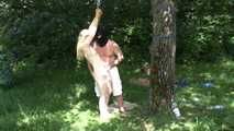 Melanie tied up and tortured outdoor-part 2, HD 1280x720