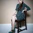 Sophia Smith in Green dress Chair tied