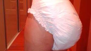 Superthick Ballerina diaper made by Babybul