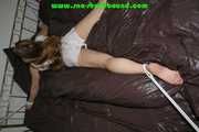 243 pictures from Katharina tied and gagged in shiny nylon shorts from 2005-2008 in one package!