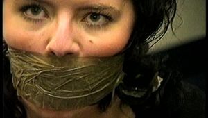 25 YEAR OLD DAY CARE WORKER GETS HANDGAGGED, F0RCED TO REMOVE AND STUFF PANTIES IN HER MOUTH, WRAP TAPE GAGGED, TAPE FLOOR TYING AND ESCAPING (D72-13)