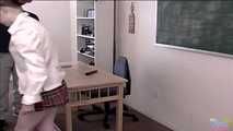 Hairy School Girl Teen Nichole Gets Spanked By Her Teacher - Video