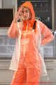 Miss Francine in AGU raingear and transparent raingear (original AGU)