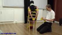 Yellow chair bondage