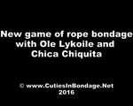 New game of rope bondage with Ole Lykoile and Chica Chiquita (video)