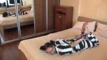 Elsa - Roleplaying beauty loves hogtie and cuffs (video)