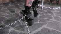 Nude spanish Lilith Kobayashi in heavy Chains