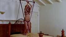  Naked Captive Struggles in the Air - Rope Suspension for Blake Eden