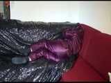 Get 2 Videos with Lucy enjoying her shiny nylon Downwear from our 2012 Archive