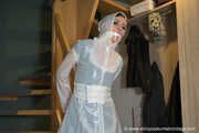 French Maid Amira get bound and gagged