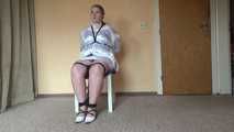 Sandra chairtied and drooling 1/2