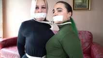 1094 Princess and Zara in Face to Face Hogtie