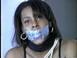 FEISTY NAFISA REFUSES TO BE TAPE GAGGED  (D24-3)