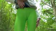 Green leggings in the forest - part 2